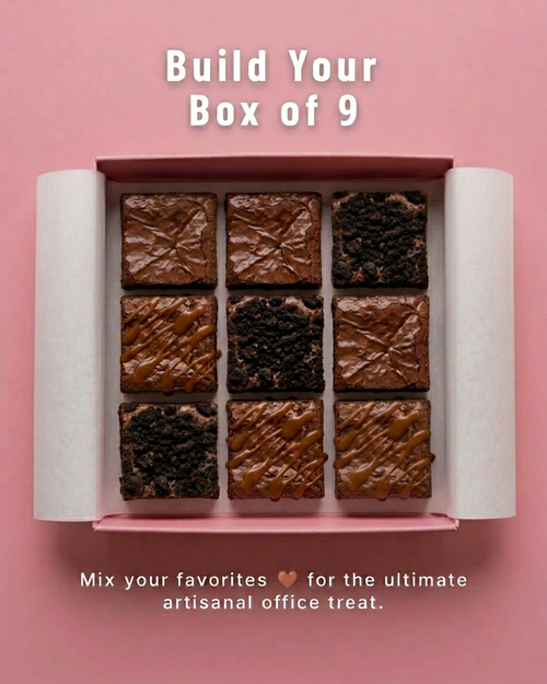Brownie Box  – Taste by pauchy | Fudgy & Soft-Baked | Mix of Brownies |